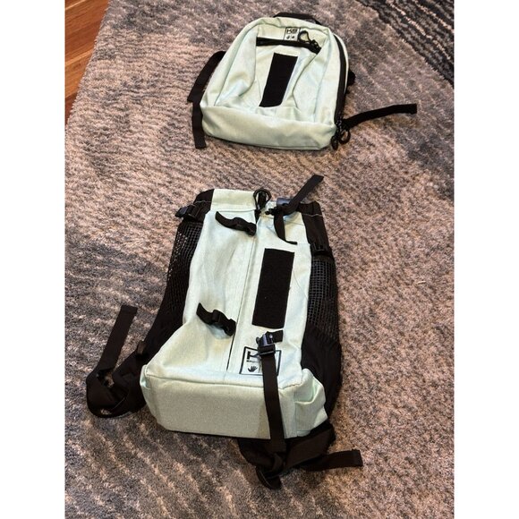 K9 Sport Sack Plus 2 Backpack Pet Carrier with Storage Mint - Picture 1 of 2